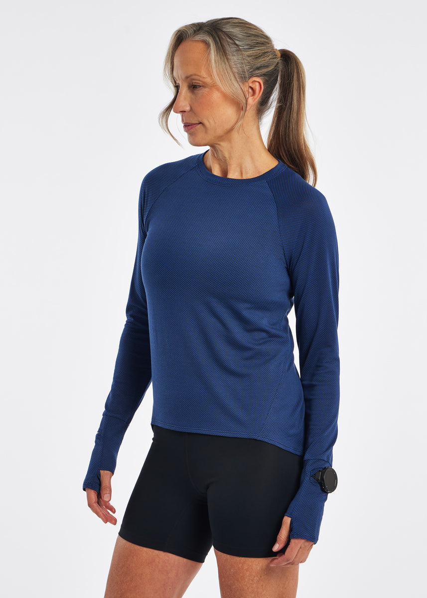 Flyout Wool Long Sleeve  Oiselle Running and Athletic Apparel for