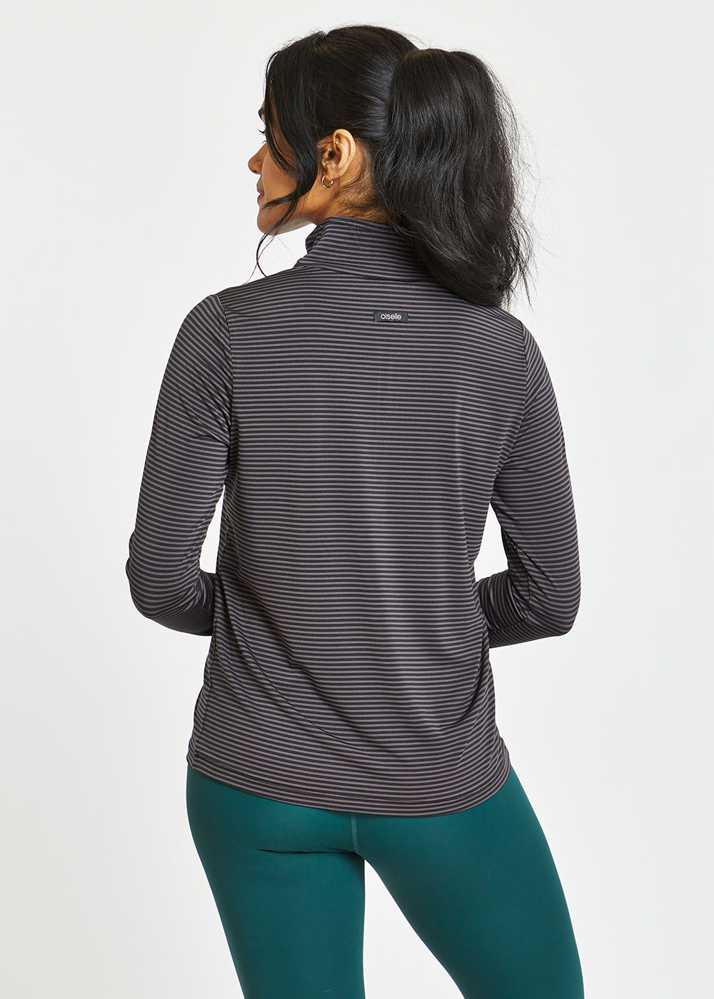 Striped Half Zip – OISELLE